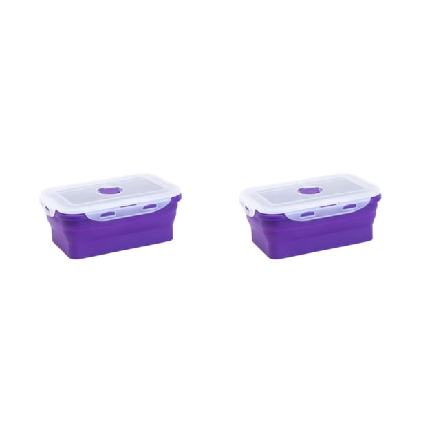 Fiambrera de gel de sílice Bewildely apta para microondas con caja de conservación sellada
