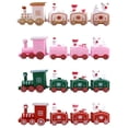 thumbnail image 3 of Likrtyny Juego Tren Navidad Adorno Navideño Juguete Regalo para Del (Rosa), 3 of 8