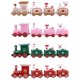 thumbnail image 3 of Juego de tren de Navidad, hermoso adorno, juguete, regalo para niños, decoración del hogar, blanco, 3 of 5