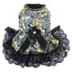thumbnail image 1 of AURORA TRADE Vestido para perro, falda de cachorro, vestidos de princesa para perro, vestido de boda con borde de encaje, vestidos de perro de lujo con lazo, disfraz para perros pequeños, niñas y, 1 of 8