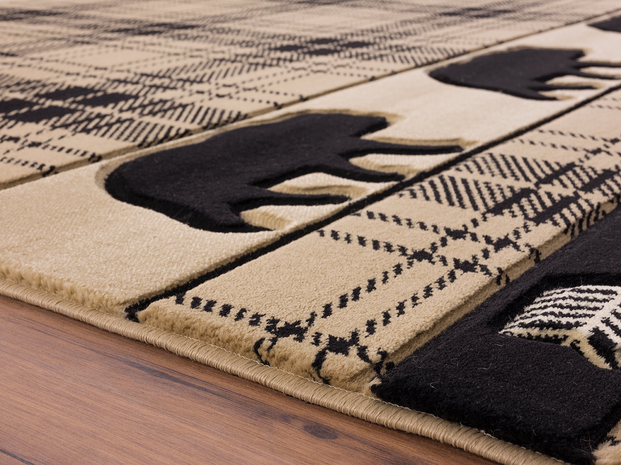 United Weavers Rustic Forest Eloy Hand-Carved Area Rug or Runner