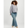 thumbnail image 2 of Jessica Simpson Women's Philomenia Knit Denim Pullover Top, Sizes XS-4X, 2 of 5