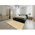 thumbnail image 5 of Ahgly Company Machine Washable Indoor Rectangle Contemporary Yellow Area Rugs, 2' x 4', 5 of 7