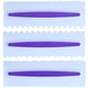 thumbnail image 2 of Juego más suave para glaseado de pasteles, herramientas raspadoras de borde de pastel con dientes de sierra mejoradas, cortador de peine para decoración de pasteles DIY de plástico, 2 of 8