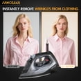 thumbnail image 5 of PANCERKA Electric Steam Iron for Clothes with Self-Cleaning Non-stick bottom plate, 1600W, 5 of 6