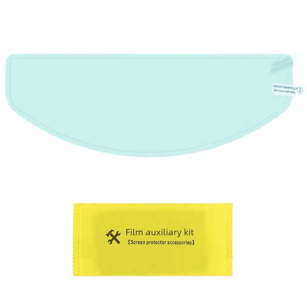 Película impermeable para casco con pegamento uno, dos y tres de espesor, nueva película antivaho para casco con parasol y protección ultravioleta