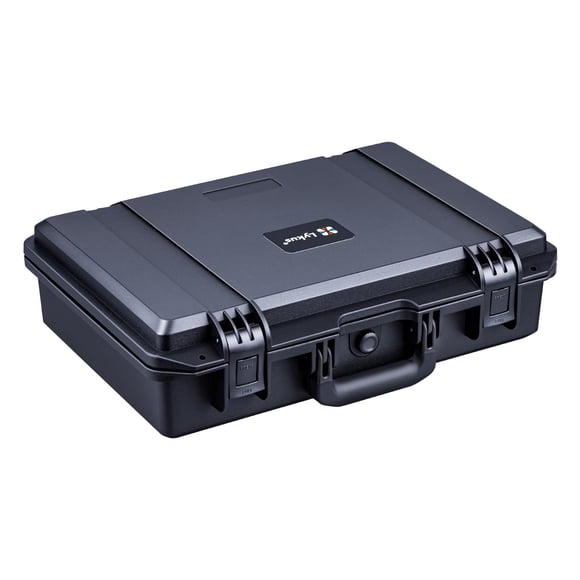 Lykus HC-4410 Waterproof Hard Case with Customizable Foam Insert, Interior Size 17.32x11.42x4.72 in, Suitable for up to 16" Laptop,Starlink Mini,Keyb