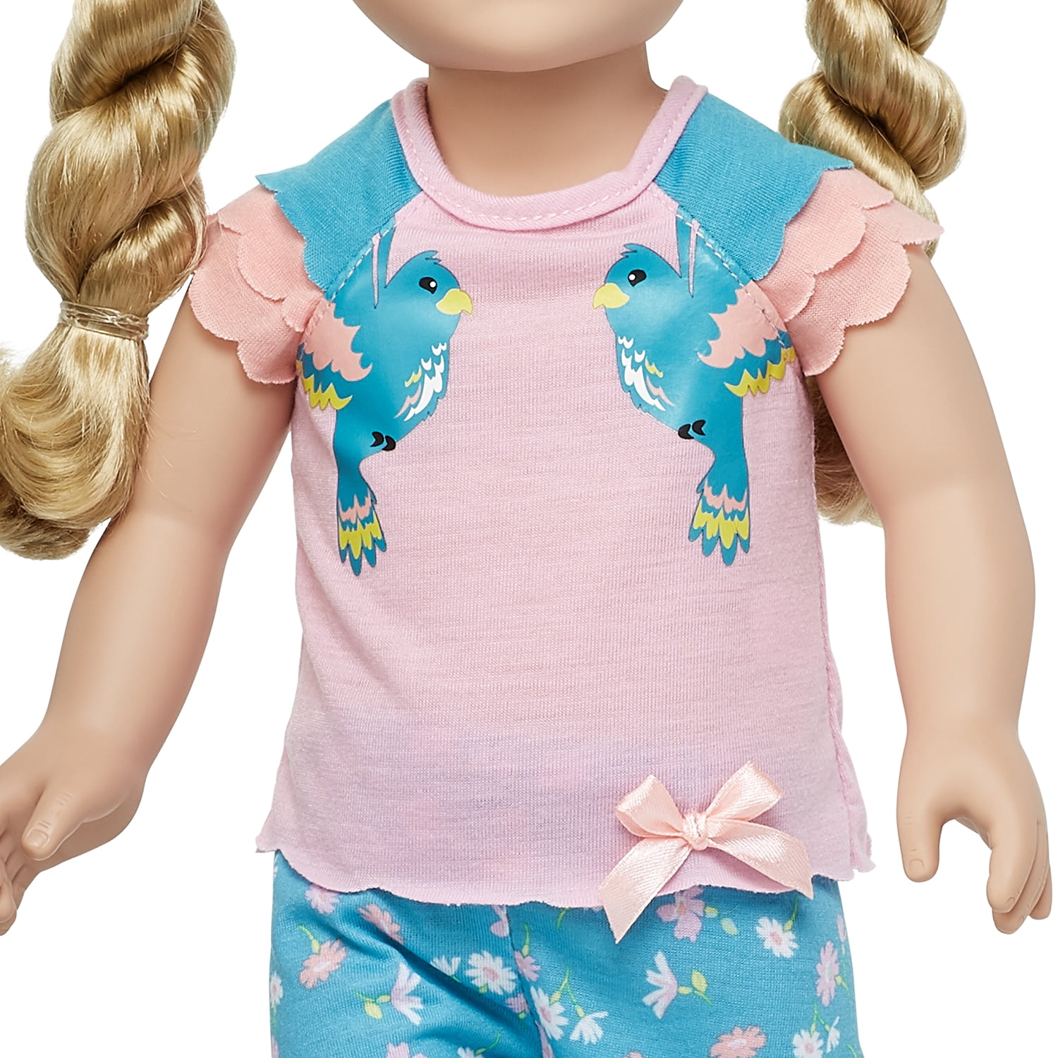 My Life As Blue Bird Pajamas Doll Clothing, 3 Pieces Included