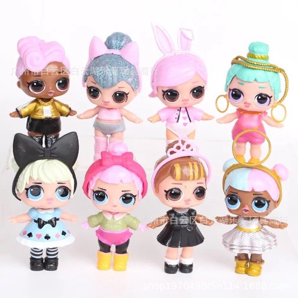 Lol Dolls Toys for Girls Surprise Gift Baby Doll Girls Toys Doll Lol Surprises Kids Birthday Gift 8cm Toys for Children