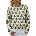 thumbnail image 1 of WZXFASHION Chandails de Noël pour Femmes 2025 Col Rond Hiver Vacances Mignons Pulls Soldes Chandail Col Rond, 1 of 8