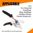 thumbnail image 2 of 8.1inch Miter Shears with 2 Spare Blades, Multifunctional Trunking Shears for Angular Cutting of Moulding and Trim, Hand Tools, 2 of 8