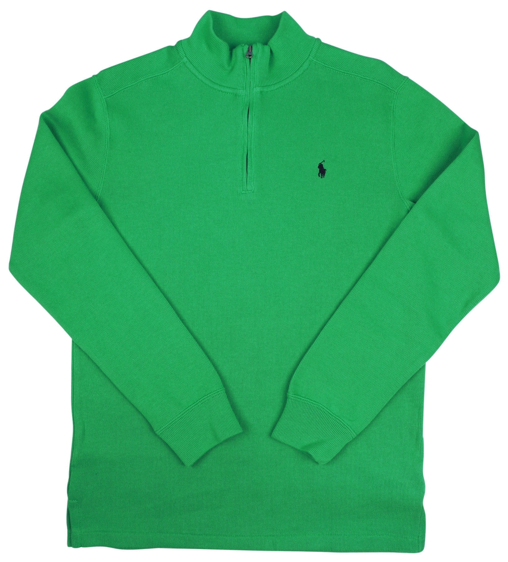 green polo pullover