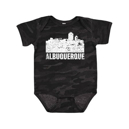 

Inktastic Albuquerque Skyline with Grunge Gift Baby Boy or Baby Girl Bodysuit