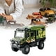 thumbnail image 5 of Coche fundido a presión 1:20, juguete para ventana que se puede abrir, capó, puerta, colección, modelo de juguete extraíble para niños, coleccionista, verde, 5 of 7