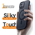 thumbnail image 6 of Entronix Magnetic Hybrid Phone Case Designed For iPhone XR Shockproof Heavy Duty Dual-Layered Cover, Black, 6 of 6