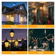 thumbnail image 3 of Flickering Light Bulbs, LED Flame Light Bulbs Yellow Lighting  For Courtyard, 3 of 8