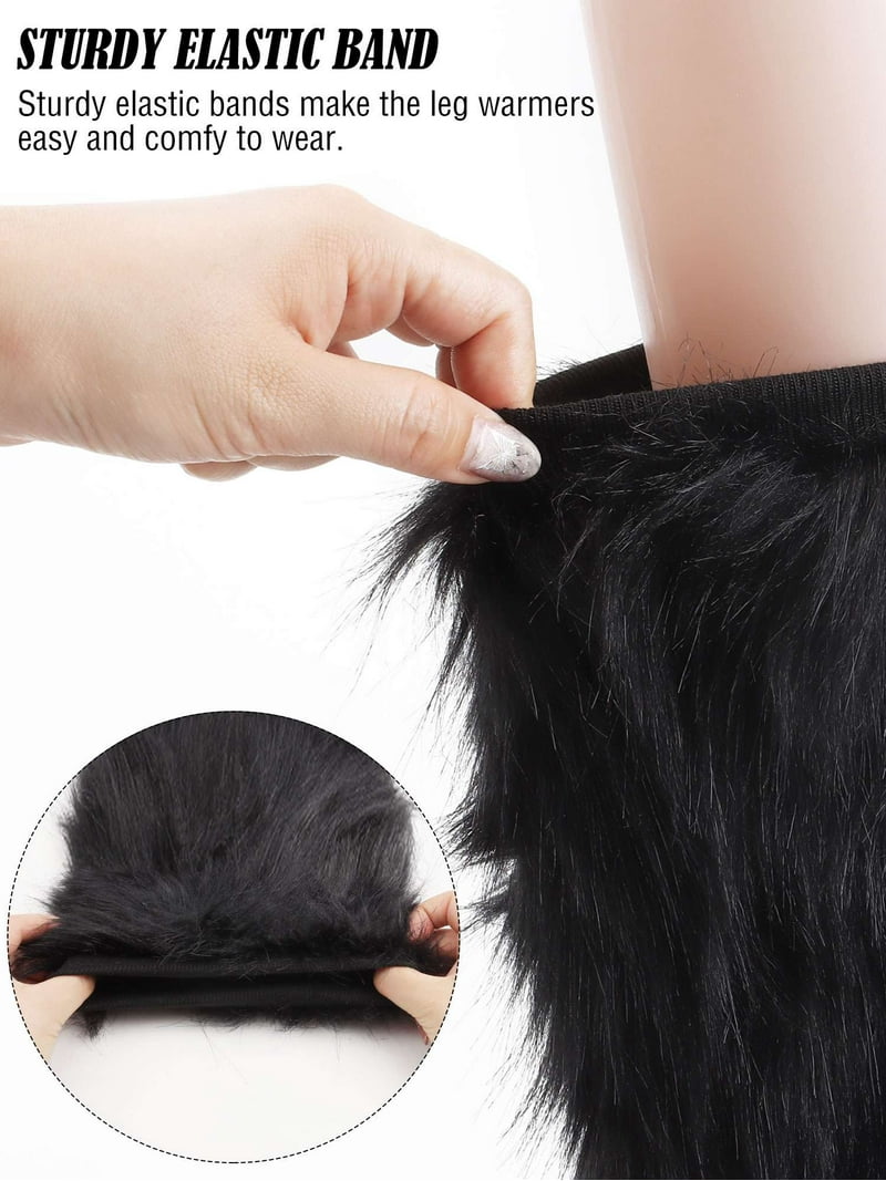 【LOULOUSEOUL】K Leg Warmer Fur Boots Amazon.com: Dsgzkk Leg Warmers,Women Furry Leg Warmers