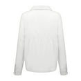 thumbnail image 5 of Fesfesfes Women's Loose Buttons Blouse Printing Lapel Long Sleeves T-shirts Blouse Tops, 5 of 5
