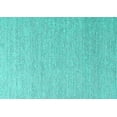 thumbnail image 1 of Ahgly Company Indoor Rectangle Solid Turquoise Blue Modern Area Rugs, 2' x 3', 1 of 4