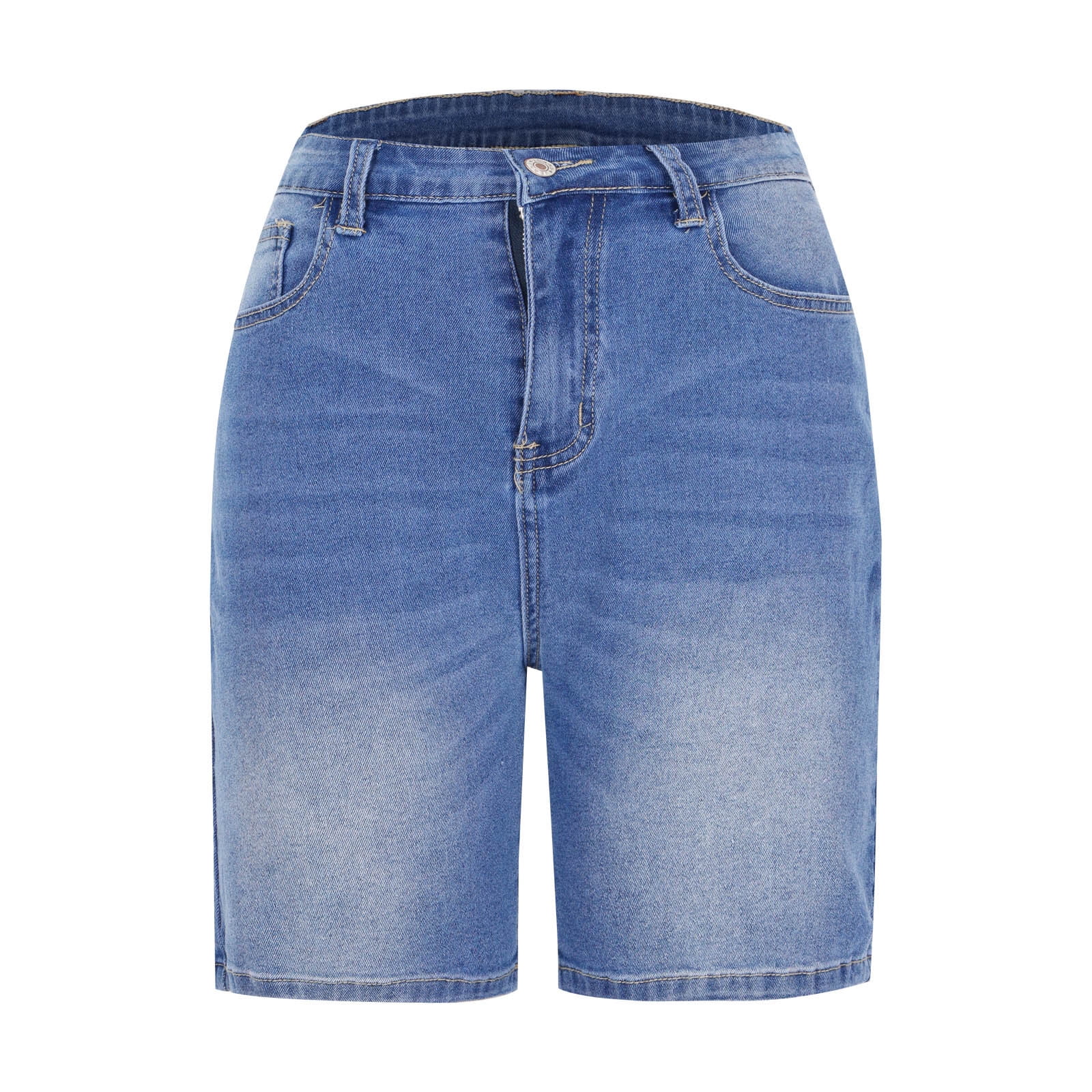 Bermuda Short Jeans Feminino PromoÃ§Ã£o Barra Dobrada Shorts Jeans