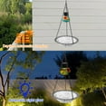 thumbnail image 3 of HBBKVI Bird Feeder, Solar Powered Hummingbird Feeders for Outdoors, Hanging Tray Platform Bird Feeders Garden Decor, 3 of 7