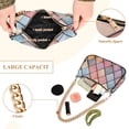 thumbnail image 2 of FORMRS Womens Shoulder Bag with Chain Strap Clutch Purse Cute Tote Handbag, Pink Shimmering Pattern, 2 of 7