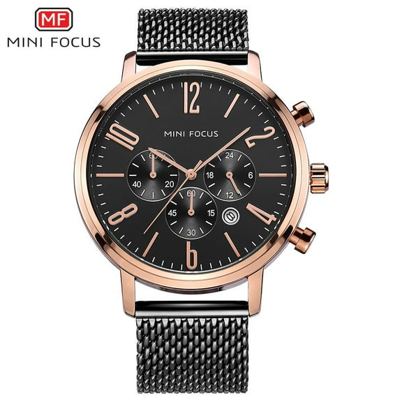 MINI FOCUS Luxury Brand Fashion Watches Men Waterproof Stainless Steel Wristwatches Relogio Masculino Montre Homme Reloj Hombre
