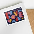thumbnail image 6 of Love 2021 USPS Forever Postage Stamp 2 Sheets of 20 US Postal First Class Valentine Heart Wedding Celebration Anniversary Romance Party (40 Stamps), 6 of 7