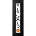 thumbnail image 2 of Jacobs, Cindy 6x18 Black Modern Framed Museum Art Print Titled - Blessed Sign, 2 of 5