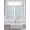 Grey, turquoise, variant on Blue Grey Botanical Bathroom Window Curtain, Spring Floral Summer Farmhouse Light Filtering Coffee Kitchen Curtains, Bedroom Living Room Curtains 2 Panel 84"x63"