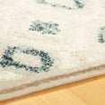 thumbnail image 3 of SUPERIOR Indoor Area Rug or Runner, Jute Backed Rugs for Vintage Floral Floor Decor, Artistic Throw for Office, Living Room, Dining, Kitchen, Bedroom, Entryway, Navan Collection, 2' x 3', Ivory, 3 of 4