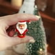 thumbnail image 3 of Figuras de Papá Noel de vidrio soplado hechas a mano para decoración de regalos navideños, 3 of 6