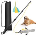 thumbnail image 1 of Flirt Pole for Dogs, Retractable Teasing Stick with Lure, Interactive Dog Toys for Outdoor Training Play Exercise, 40 Inch Flirt Stick for Dog Agility Training Equipment, 1 of 8
