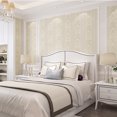 thumbnail image 3 of 10M 3D Non-woven Fabric Wall Sticker for Living Room Bedroom Decor cream color, 3 of 7