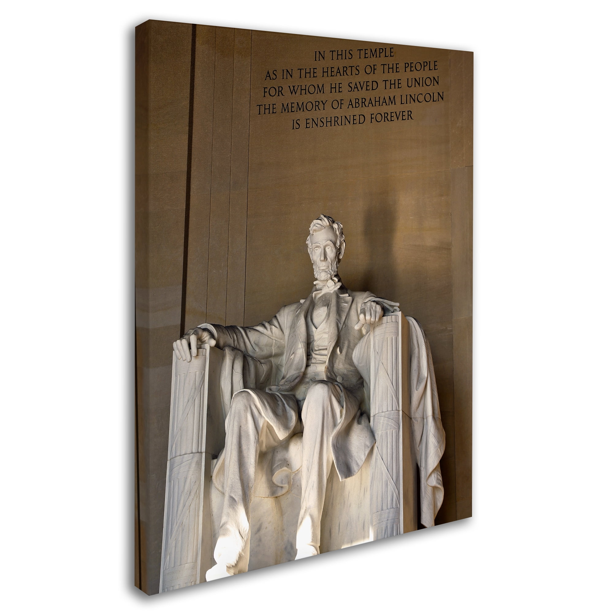 Trademark Fine Art "Lincoln Memorial 2" Canvas Art by CATeyes