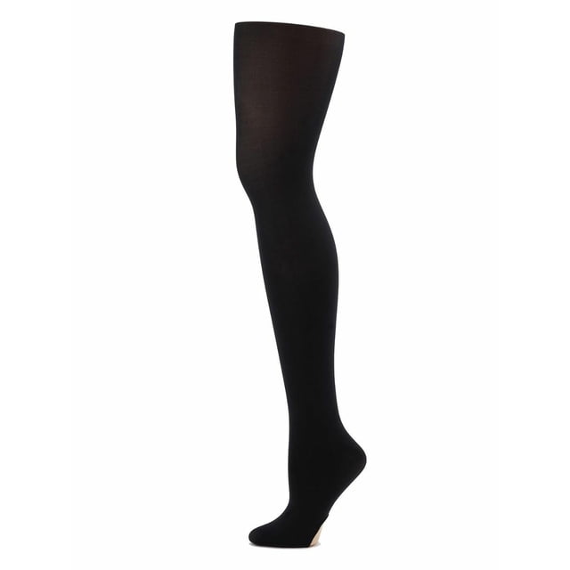 Capezio 1916 Collants de Ballet Transition Ultra Doux Noirs 3X/4X