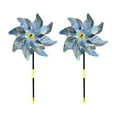 thumbnail image 2 of Reflective Pinwheels Extra Sparkly Pinwheels For Garden Decor Pinwheels For Kids Scare Birds Away From Garden Yard Patio Lawn Farm, 2 of 9