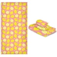 thumbnail image 7 of SKYSONIC 3 Pack Towel Colorful Lemon Pattern Cotton Bath Towel Set (1 Bath Towel, 1 Hand Towel, 1 Washcloth) for Bathroom, Super Soft and Quick Dry Towels, 7 of 7