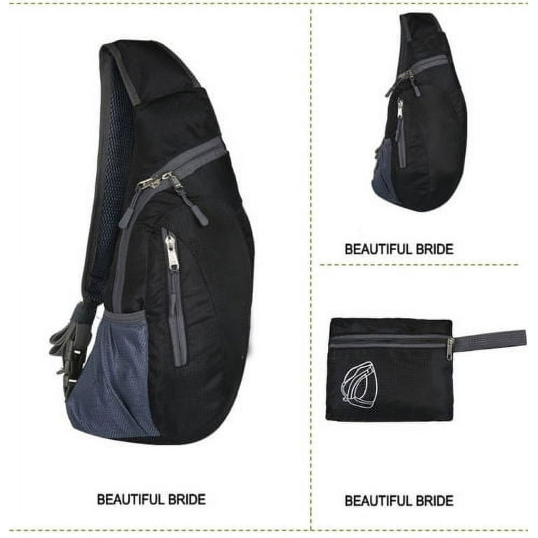 Men's Chest Bag Pack Travel Sport Bag Shoulder Sling Backpack