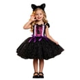 thumbnail image 3 of EliteGoogv Girls Halloween Dress Role Play Outfits Halloween Tutu Dress For Girls Role Play Halloween Costumes Purple 7Y, 3 of 9