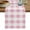 Pink, variant on Sage Green Plaid Table Runner, Spring Farmhouse Buffalo Checkered Washable Cotton Linen Table Runners 48 Inches Long, Dresser Scarf Runner for Nightstand/Coffee/End Tables 13''x48''