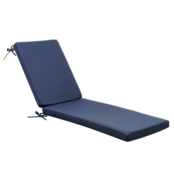 Crestlive Products Chaise Lounge Cushion, Outdoor Cushion for Patio Furniture,Navy Blue