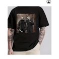 thumbnail image 1 of 100% Pure Cotton Men's T-Shirt - Dark, Funny Fashion Trend, 180g Heavyweight, Skin-Friendly, Casual Daily Wear, 1 of 6