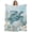 Turquoise, variant on Teal Turtle Coastal Throw Blanket, Flannel Fleece Blanket with Striped Design for Couch, Summer Beach Nautical Starfish Soft Breathable All Season Plush Blankets for Sofa Office Chair 30"x40"