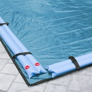 Pool Mate 10 Year Heavy-Duty Mesh Blue In-Ground Winter Pool Cover, 20 x 40 ft. Pool
