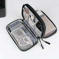 thumbnail image 2 of Portable Cable Organizer Bag Travel Cord Organizer Pouch Small Electronics Accessories Bag Tech Cord Storage Pouch for Cable  Charger Drive Earphone USB SD Card, 2 of 5