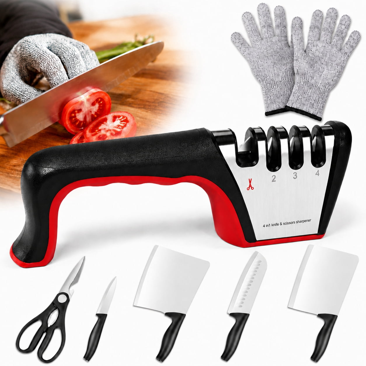 ZWILLING V-Edge Knife Sharpener for Western and Japanese Blades