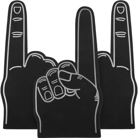 

3Pcs Foams Fingers Cheer Leading Foams Hand Sports Event Cheer Props Sports Accessories