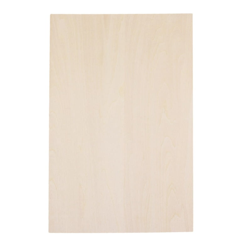 Plywood Board Basswood Sheets 1/8 Inch Thin Natural Unfinished Wood for  Crafts