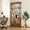 Retro color, variant on 73.6" Industrial 5-Tier Bookshelf with Doors – Tall Wood and Metal Bookcase Storage Cabinet with Open Shelves, Vintage Display Rack for Living Room, Office or Bedroom, Rustic Brown